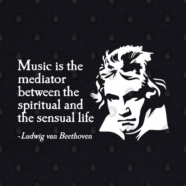 Ludwig van Beethoven quote classical music saying by LaundryFactory